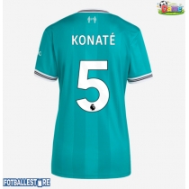 Liverpool Ibrahima Konate #5 Tredjedrakt Dame 2025-26 Kortermet